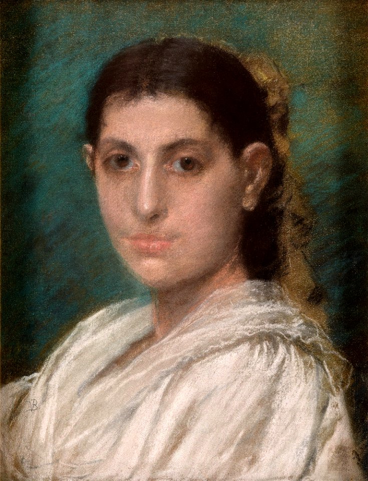 Václav Brožík pastel portrait 02
