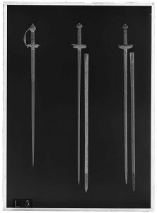 Värja, Frankrike, 1650 c - Livrustkammaren - 69307-negative