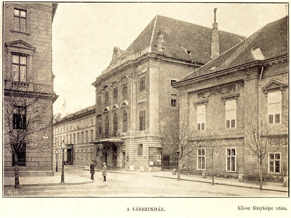 Várszínház Klösz György - Képes Folyóirat 1899 575 oldal