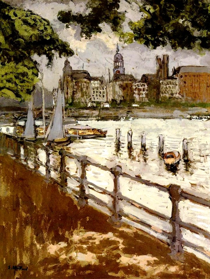 Vuillard, Blick auf die Binnenalster (1913)