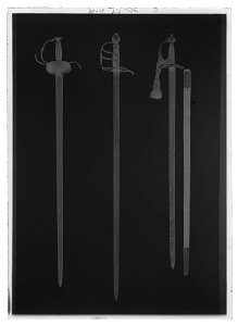 Värjor, enr18110-18111 - Livrustkammaren - 78361-negative