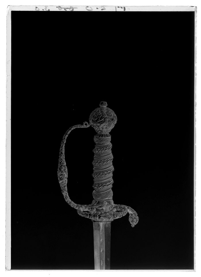 Värja, Tyskland ca 1650-1655 - Livrustkammaren - 78539-negative