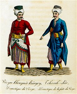 Vézyri Khouzmét kiârycy, domestique du Vizyr Tchocah-dâr, domestique de la suite du Vizyr - Castellan Antoine-laurent - 1812