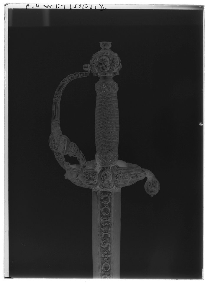 Värja, Frankrike ca 1650 - Livrustkammaren - 44572-negative