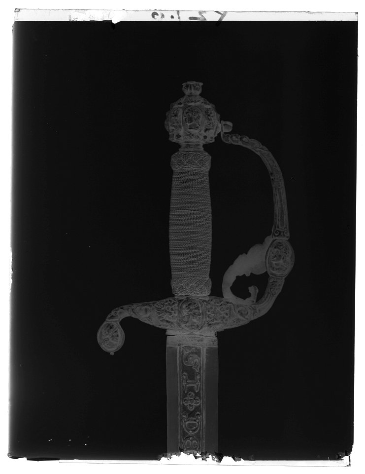 Värja, Frankrike ca 1650 - Livrustkammaren - 62398-negative
