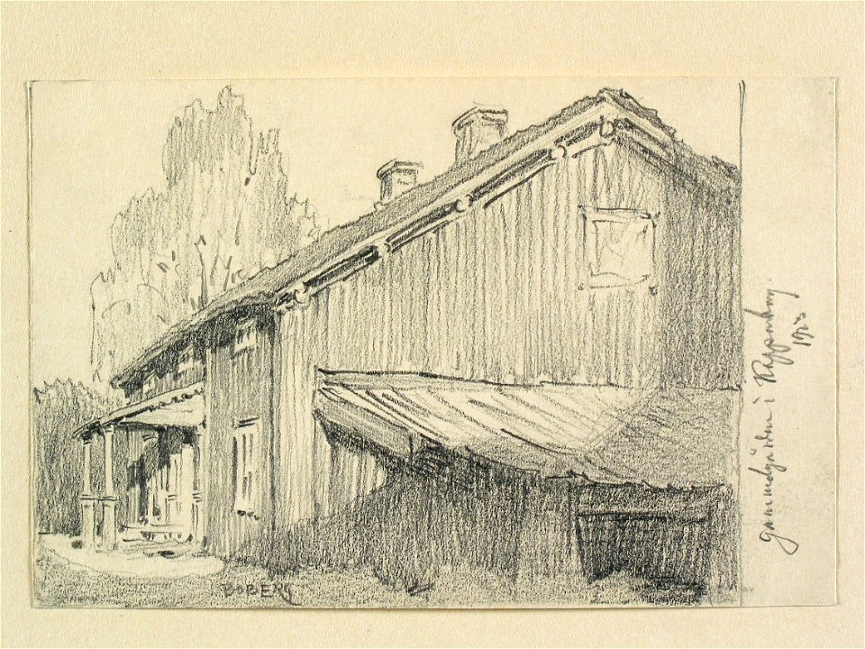 Västmanland, Nya Kopparbergs bergslag, Ljusnarsbergs sn., Kopparberg, Gammelgården - Nordiska museet - NMA.0088610