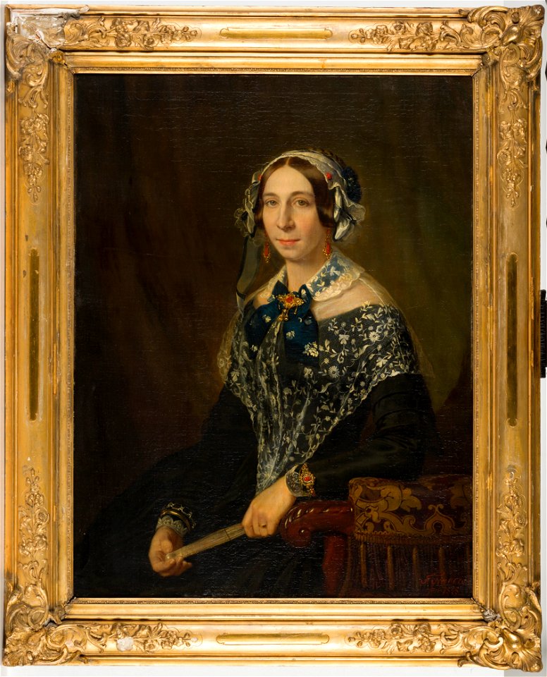 W.K.F. Travers - Claire Jacqueline Loke (1811-1873). Echtgenote van Alexander Theodor Struth - C1633 - Cultural Heritage Agency of the Netherlands Art Collection