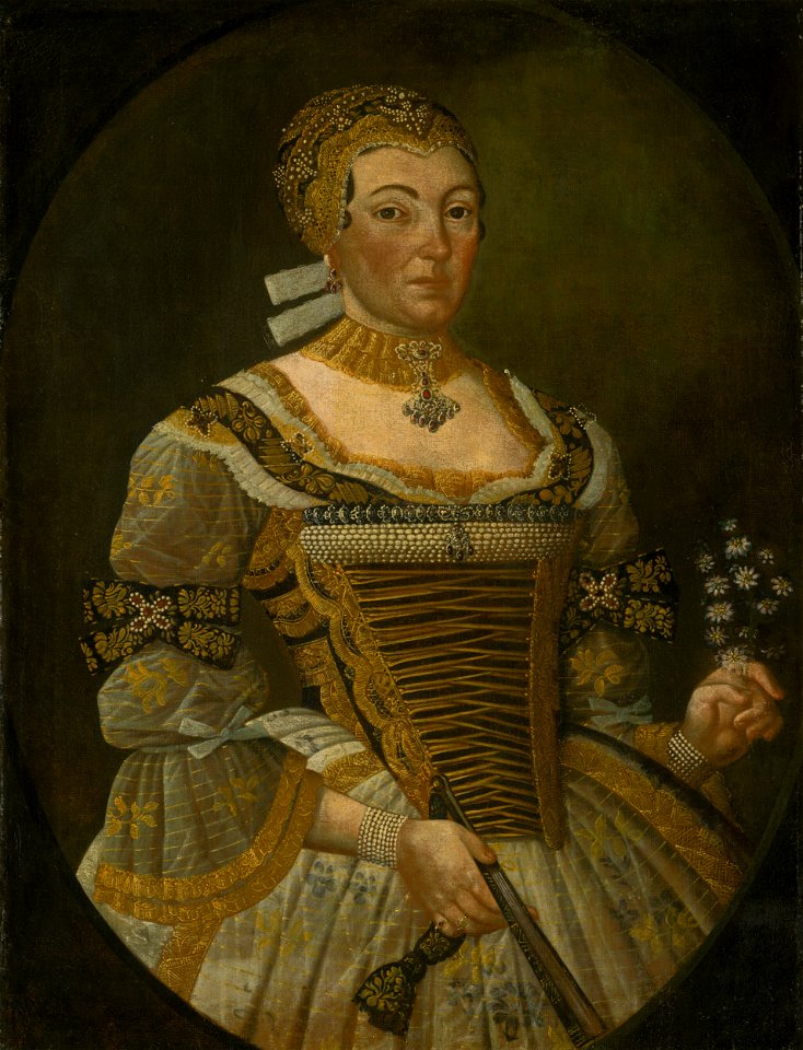 Východoslovenský maliar z 18. storočia - Podobizeň zemanky - O 5337 - Slovak National Gallery