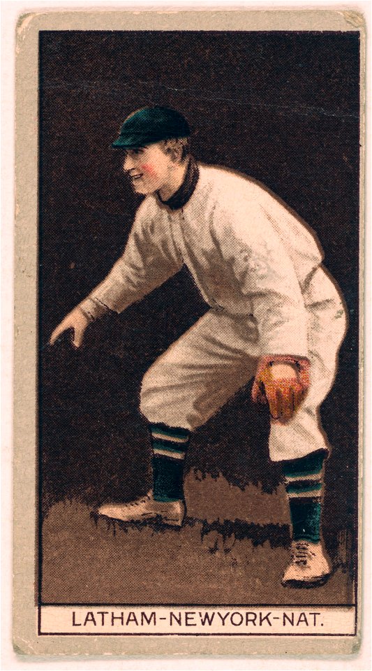 W. Arlington Latham, New York Giants, baseball card portrait LCCN2008677987