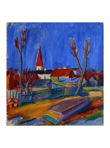 Võru motiiv kirikuga, Karl Pärsimägi, TKM TR 8485 M 1576