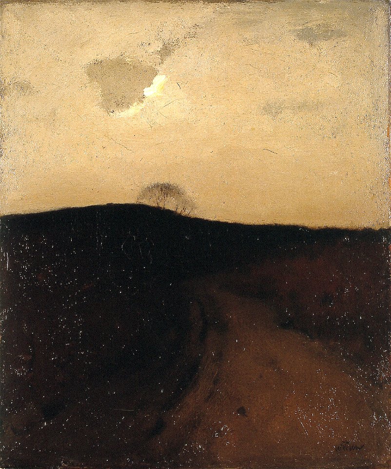 W.A. Witsen - Heidelandschap bij avond - W209 - Cultural Heritage Agency of the Netherlands Art Collection