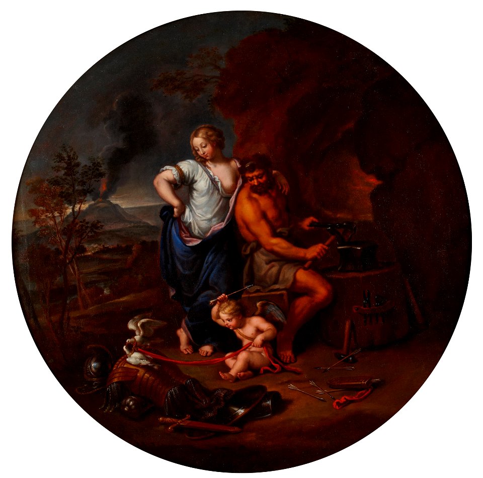 Vénus et Vulcain Pierre Mignard musée de Cahors Henri-Martin Ca.1.100