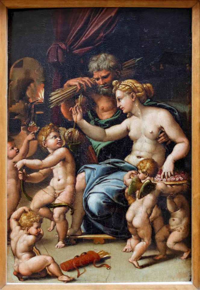Vénus et Vulcain, Romano (Louvre INV 424) 02