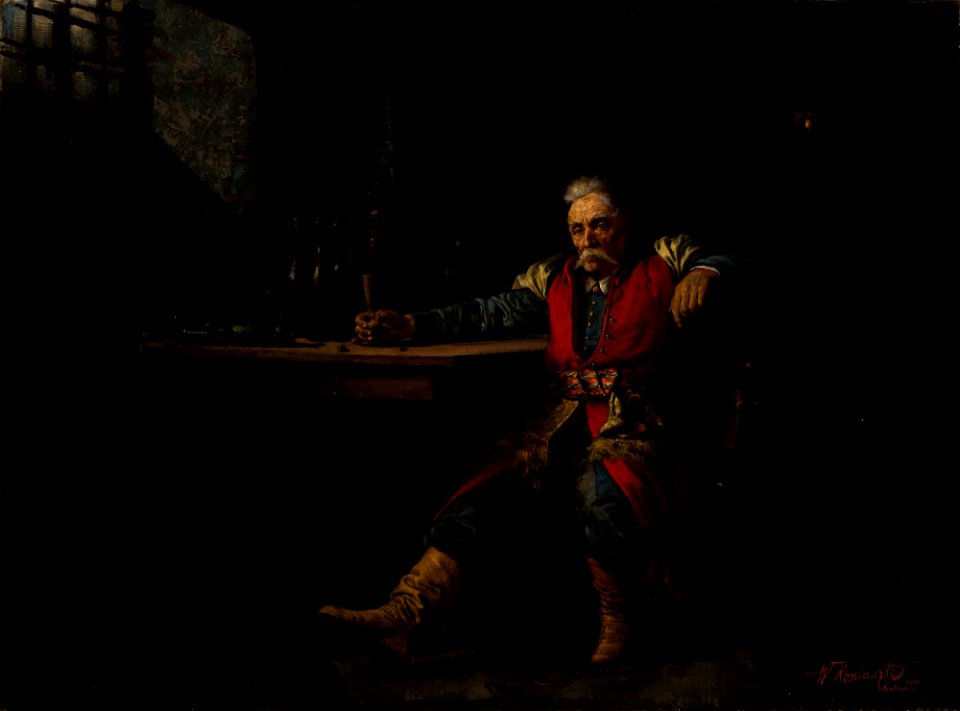 Wacław Koniuszko - Nobleman Drinking Mead - MNK II-a-777 - National Museum Kraków