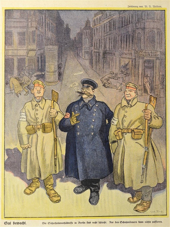W. A. Wellner - Gut bewacht, 1919
