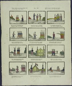 Waar 't hart voor land en koning slaat-Catchpenny print-Borms 0803