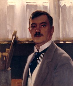 W.A. Witsen - Zelfportret en face - W173 - Cultural Heritage Agency of the Netherlands Art Collection
