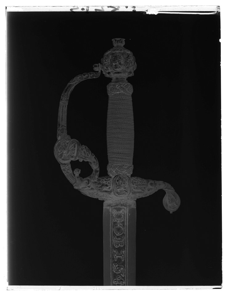 Värja, Frankrike ca 1650 - Livrustkammaren - 70960-negative