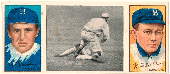 W. D. Scanlan-Wm. Dahlen, Brooklyn Superbas, baseball card portrait LCCN2008678523