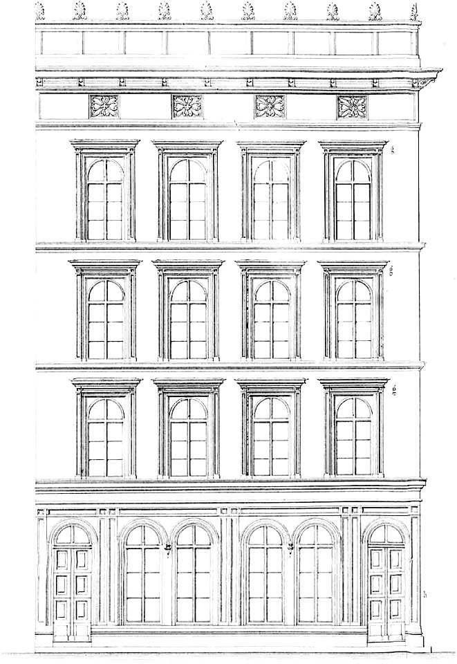 W.N. Rose Voorgevel huis Kaasmarkt Rotterdam