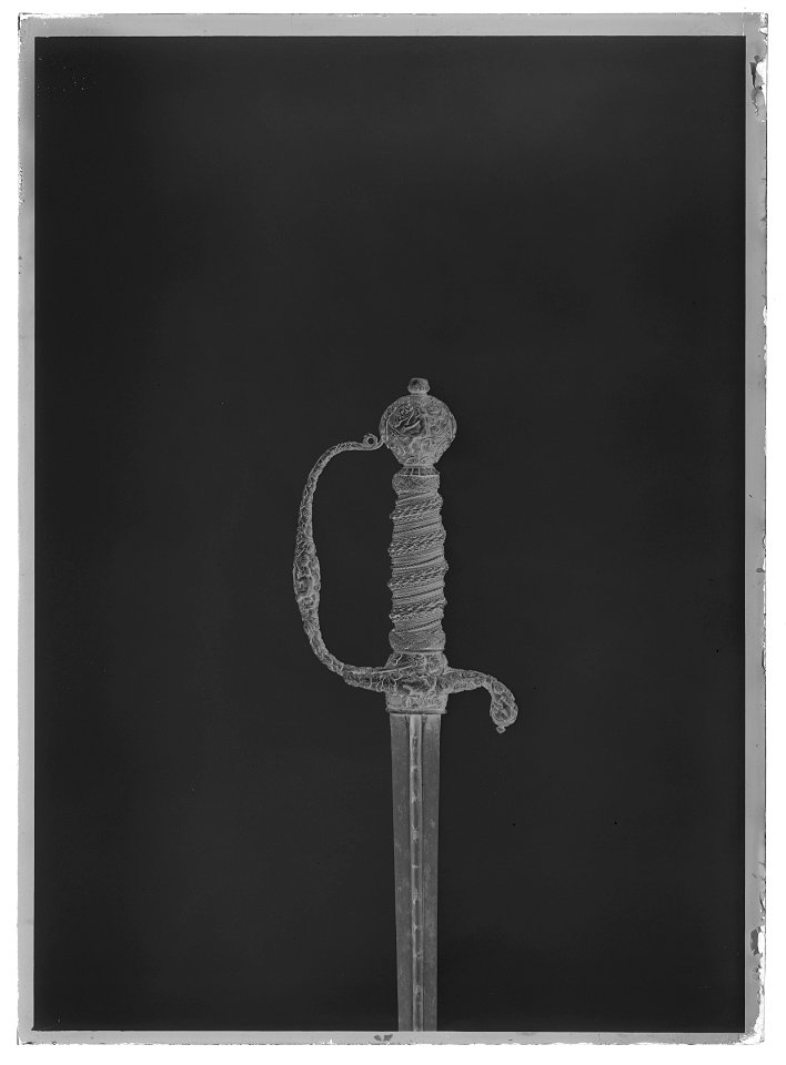 Värja, Tyskland ca 1650-1655 - Livrustkammaren - 534-negative