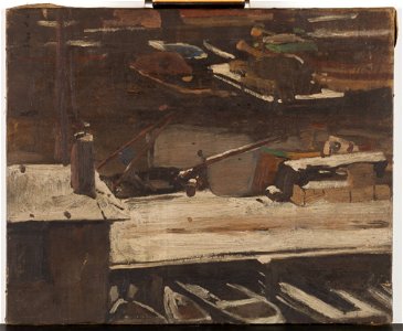 W.A. Witsen - Steiger aan het Damrak - W203 - Cultural Heritage Agency of the Netherlands Art Collection