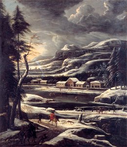 W. van (1630-06-10) Bemmel - Winterlandschap - NK2842 - Instituut Collectie Nederland