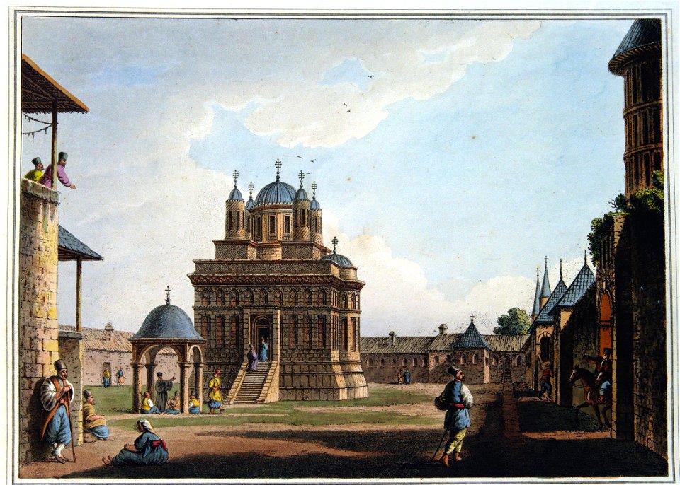W. Watts - Church and convent of St. Mary
