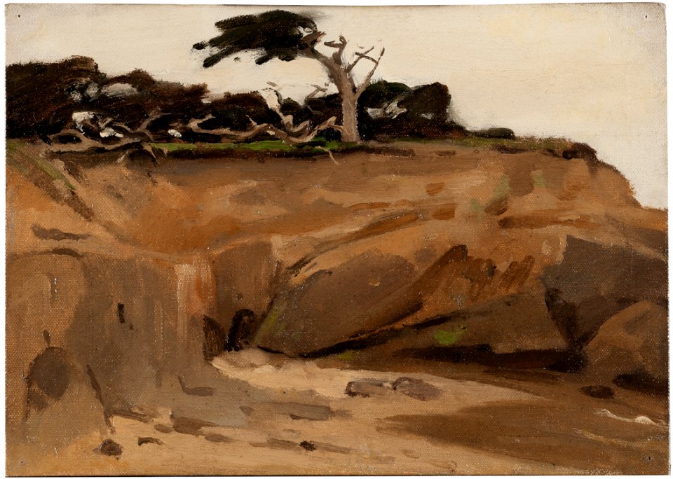 W.A. Witsen - Zanderij bij Monterey Californie - W257 - Cultural Heritage Agency of the Netherlands Art Collection
