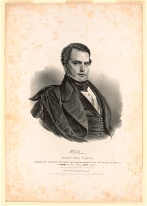 W.C. Rives, senator from Virginia - from life & on stone by Chs. Fenderich, Washington City ; printed by P.S. Duval lith. Philada. LCCN2003656281