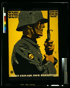 Wahr dich, Wehr dich, Wach auf. Melde dich zur Bayr. Reichswehr LCCN2004665968