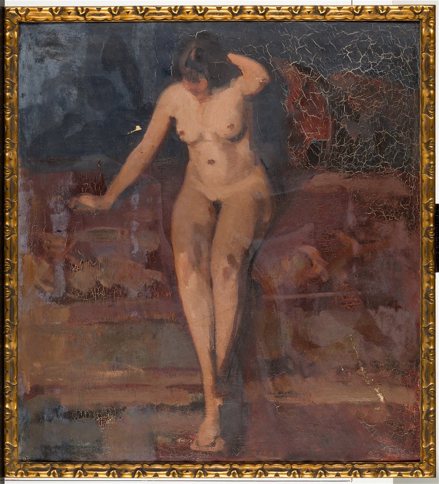 W.A. Witsen - Naaktstudie Jeanne Freeken - W212 - Cultural Heritage Agency of the Netherlands Art Collection