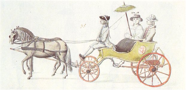 Wagon used for recreational rides by Brotze