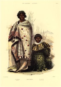 WAINGAROA TE MOANAROA (STEPHEN), TE AWAITAIA (WILLIAM NAYLOR), The New Zealanders Illustrated, 1847