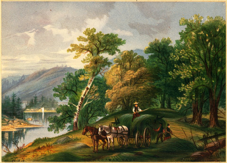 wakawan-lake-2-boston-public-library-free-stock-illustrations