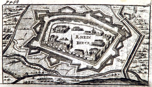Wahrmund Die Pfalz 1691 Rheinberck
