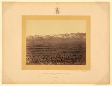 Wahsatch near Salt Lake (Utah) - T. H. O'Sullivan, phot. LCCN2006685005