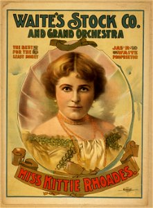 Waite's Stock Co. and grand orchestra the best for the least money. LCCN2014635849