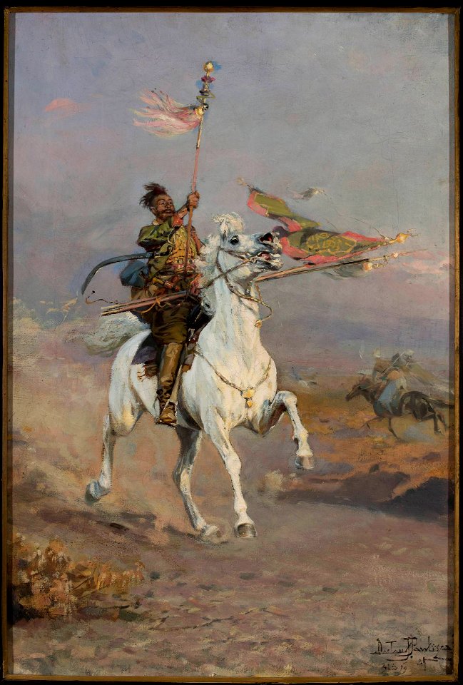 Wacław Pawliszak - Conquest of the standard - MP 783 - National Museum in Warsaw