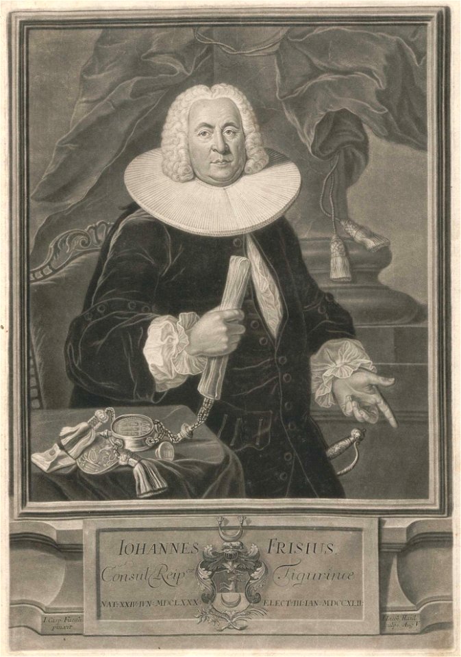 Walch Bürgermeister Zürich T61 Iohannes Frisius