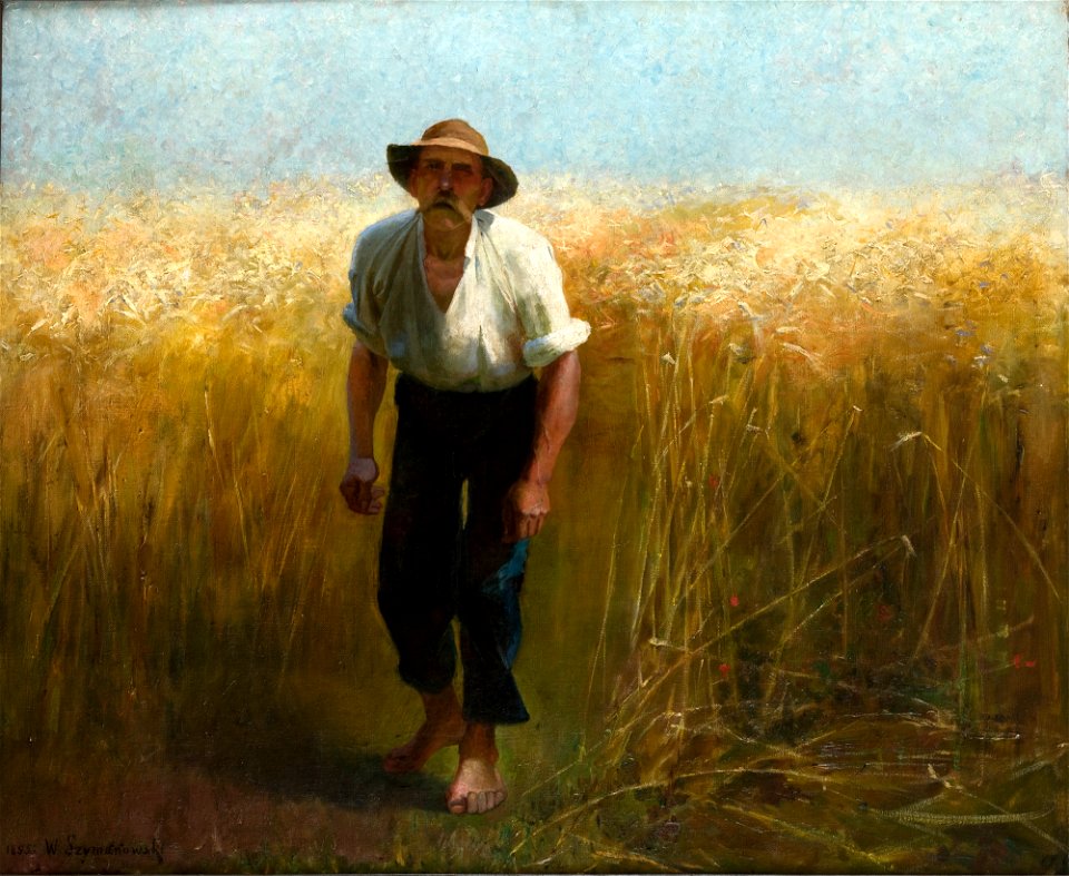 Wacław Szymanowski - Harvester - MNK II-b-158 - National Museum Kraków