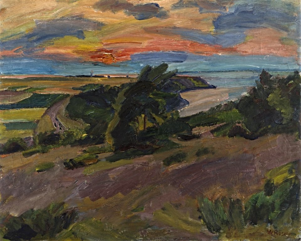 Waldemar Rösler - Sonnenuntergang - BG-M 6538-92 - Berlinische Galerie