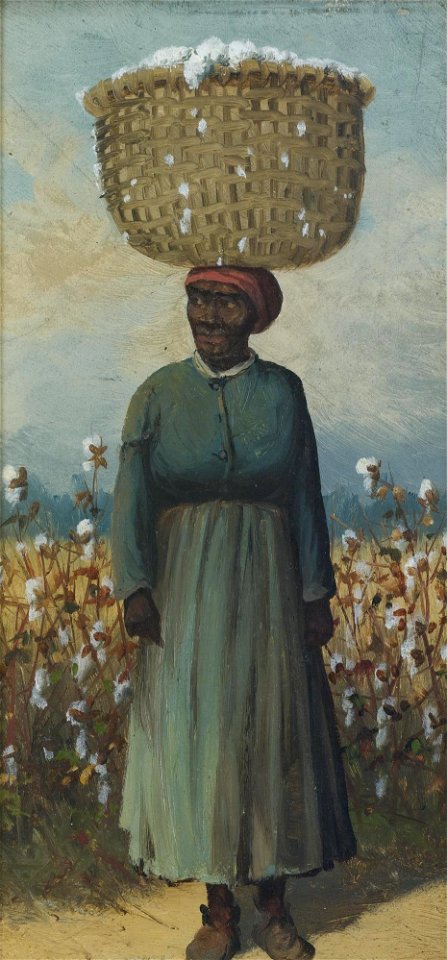 William Aiken Walker - Cotton Pickers, a woman