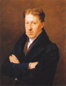Waldmüller - Der Gastwirt Thiery von der Wirtschaft Zum Wolfen in der Au