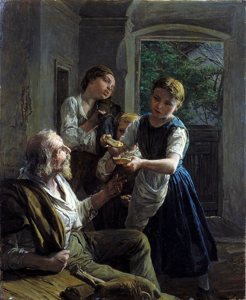 Ferdinand Georg Waldmüller - Der Bettler (1859)