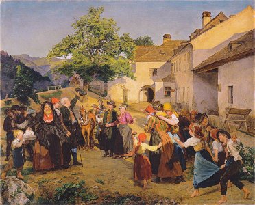 Waldmüller - Abschied der Braut
