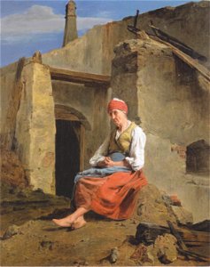 Waldmüller - An der Brandstätte