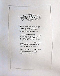 Waldburg Gedicht