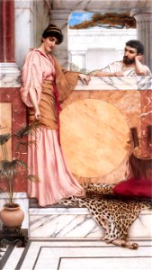 Waiting for an answer, by John William Godward
