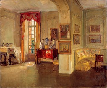 Walter Gay - Interior of Château du Bréau - 1911-3 - Albright–Knox Art Gallery